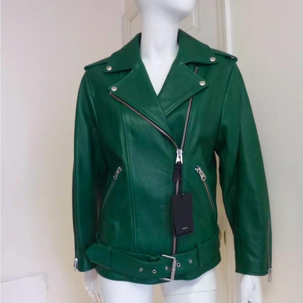 Mackage JAYDA Oversized Leather Biker Jacket